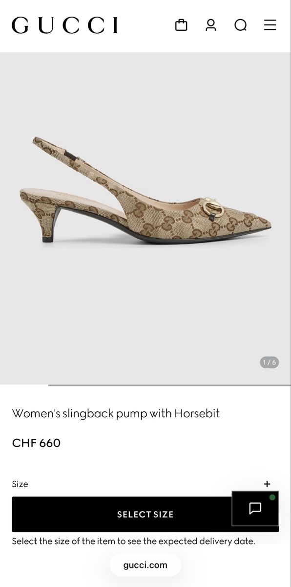 Gucci Scarpe da donna: Gucci slingback pump with Horsebit Gr.38.5 – Nuovo e nell'imballaggio originale da Pfäffikon SZ venduto da EMMA0111 7