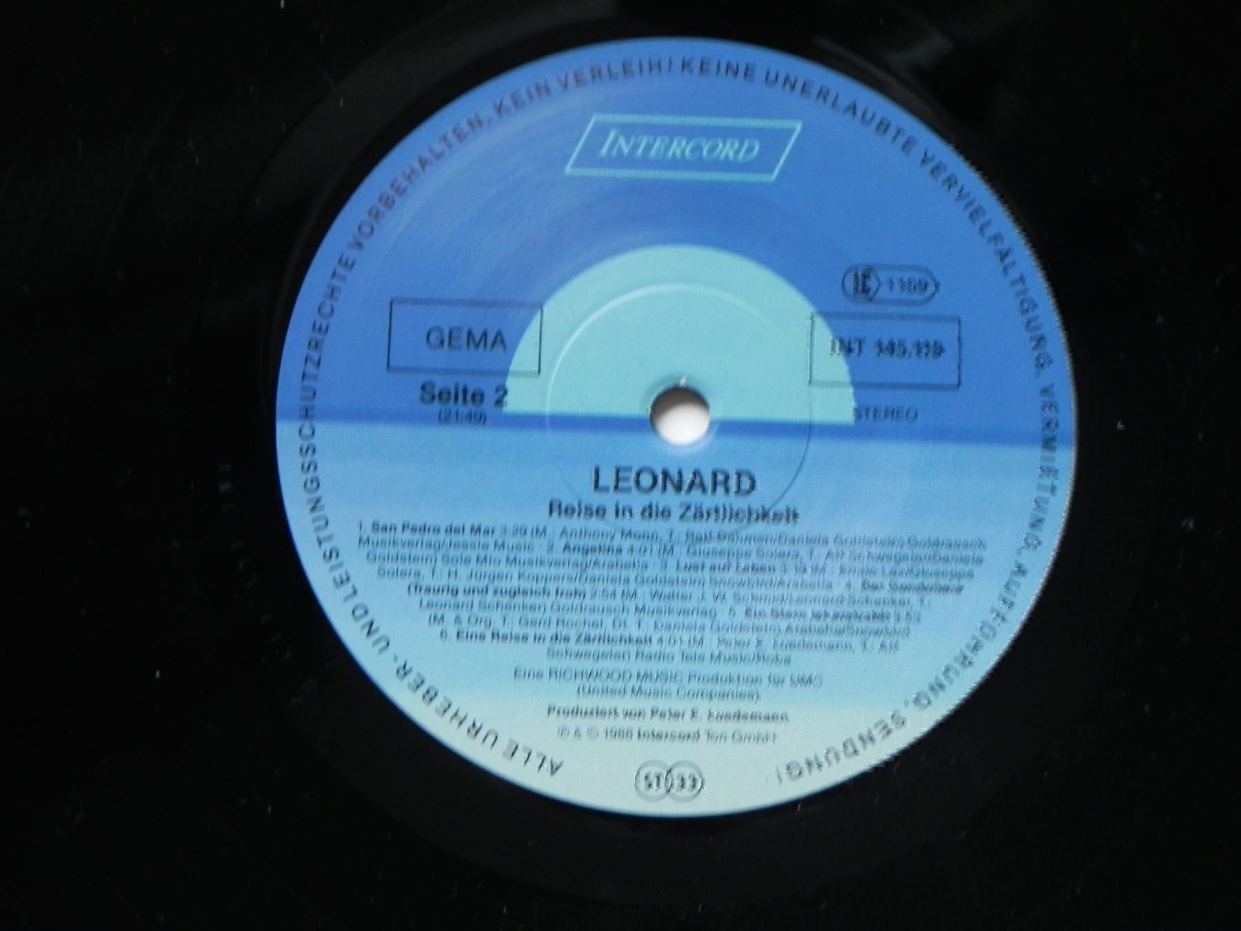 Dischi in vinile: LP Schweizer URI Schlager Sänger Leonard Signiert – Usato da Siebnen venduto da krimsie 4