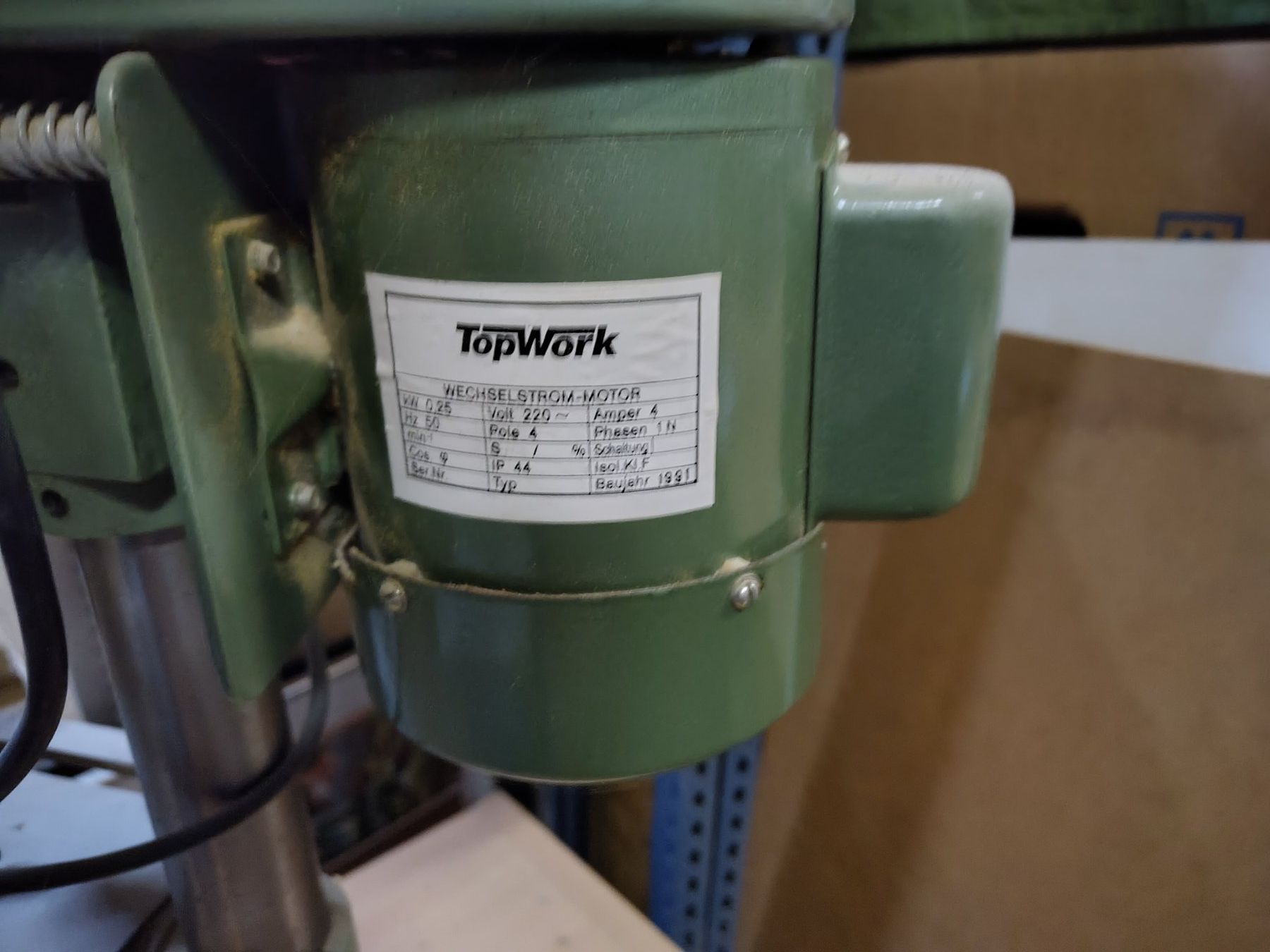 Bohrmaschinen: Ständerbohrmaschine 230V Topwork – Gebraucht aus Langnau b. Reiden von Renegade932 1