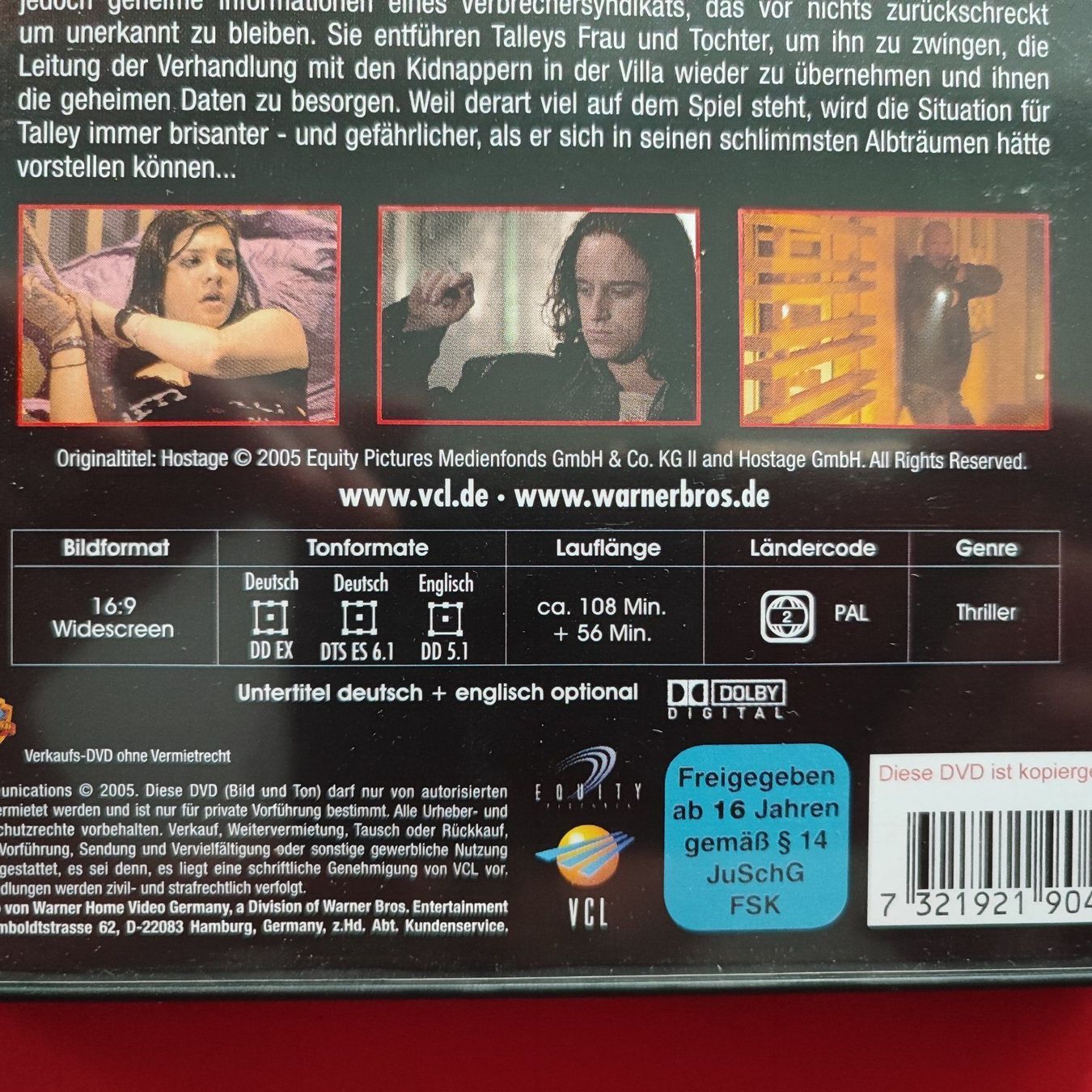 Tutti i DVDs: Hostage - Entführt (2 DVDs) – Usato da Dübendorf venduto da kb86_MOVIE 2
