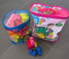 Mega Bloks Bausteine Set in 2 Taschen – Grosses Paket