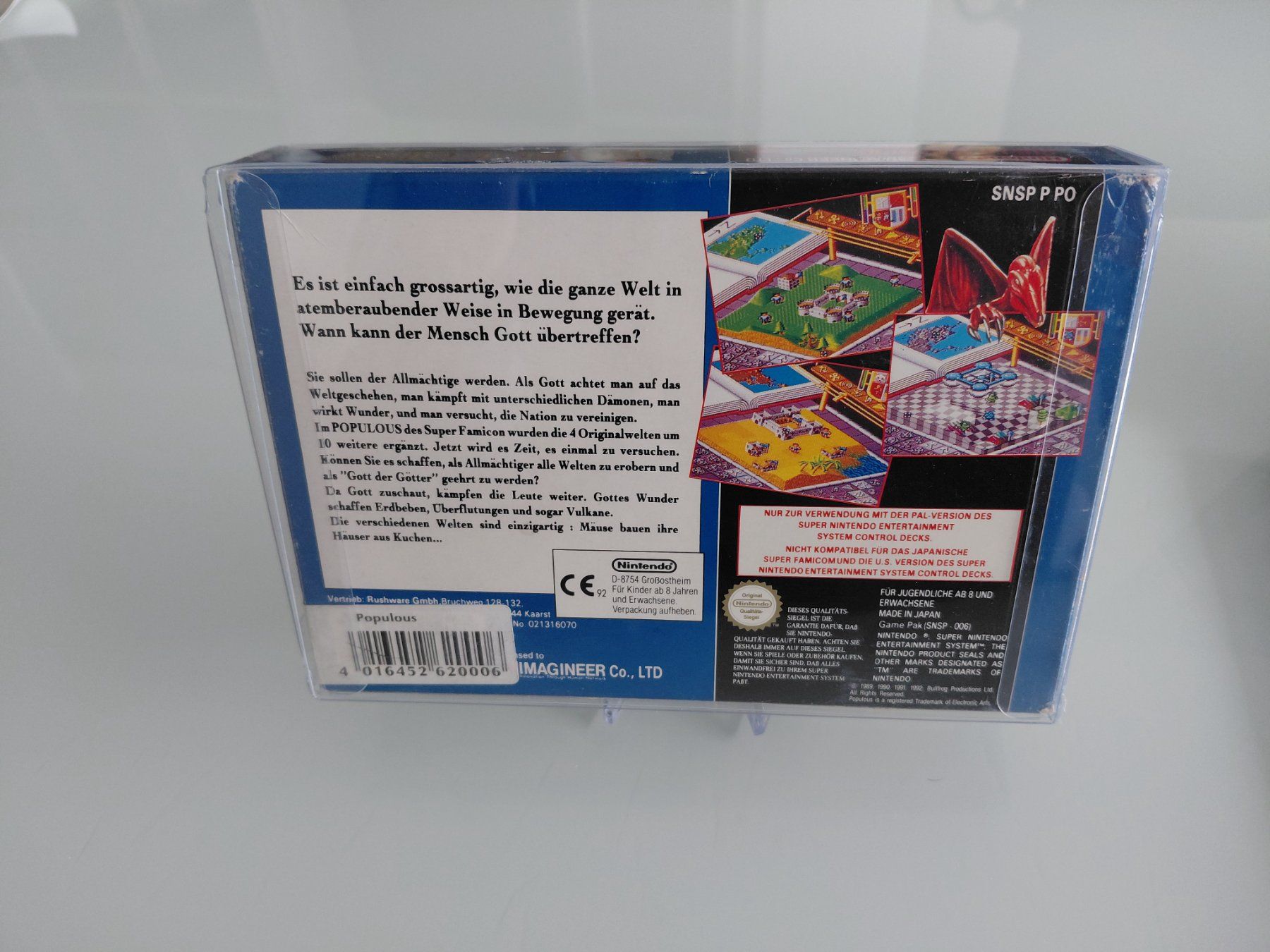 Giochi: Populous, SNES, mit OVP – Usato da Uezwil venduto da -Retrogames- 3