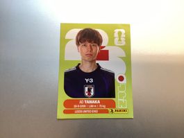 Panini Sammelkarte Ao Tanaka Japan gebraucht Zustand