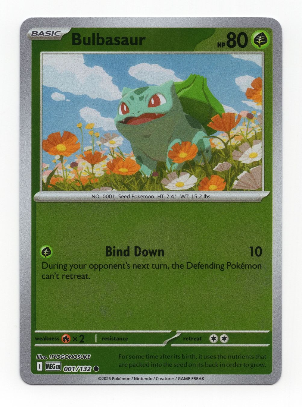 Pokémon Carte collezionabili: Bulbasaur 001/132 Reverse Holofoil Mega Evolution Englisch – Nuovo (secondo la descrizione) da Oberglatt ZH venduto da DSGS37