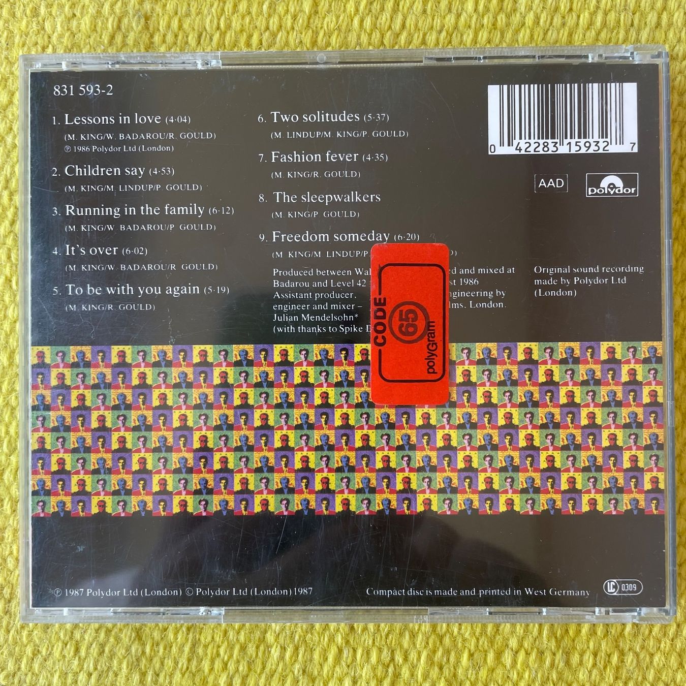 CD: LEVEL 42-RUNNING IN THE FAMILY – Usato da Rorschacherberg venduto da CD-Roli 1