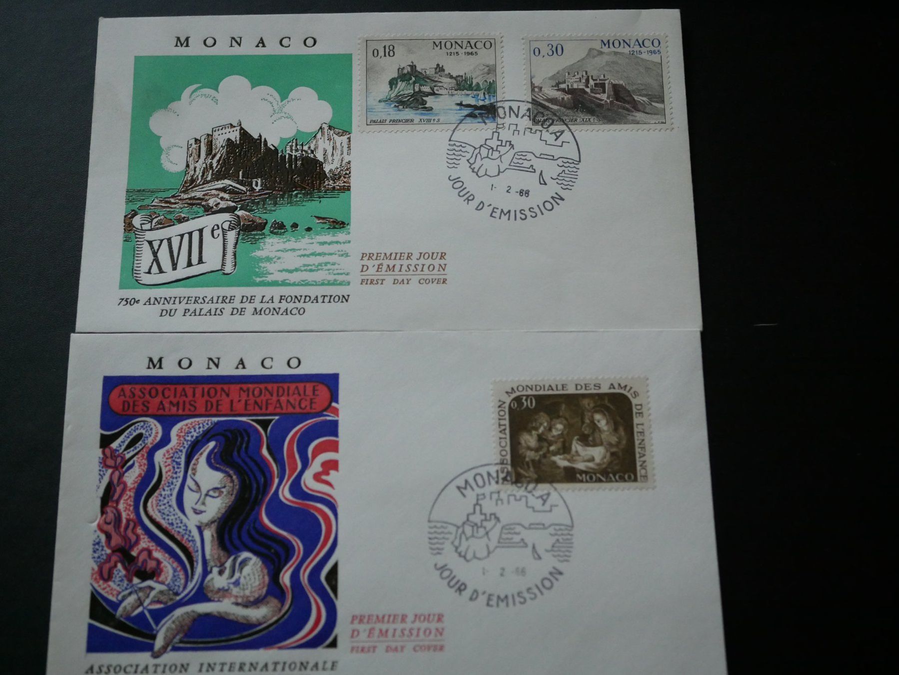 Tutti i francobolli: 4 x Briefmarken Monaco 1966 – Nuovo (secondo la descrizione) da Kreuzlingen venduto da kar_kj82 2
