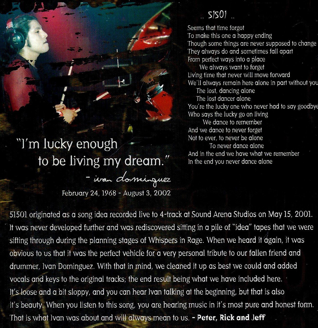 CD: The Last Dance WHISPERS IN RAGE  Goth Rock Synth-pop CD – Usato da Kandergrund venduto da Sososo 4