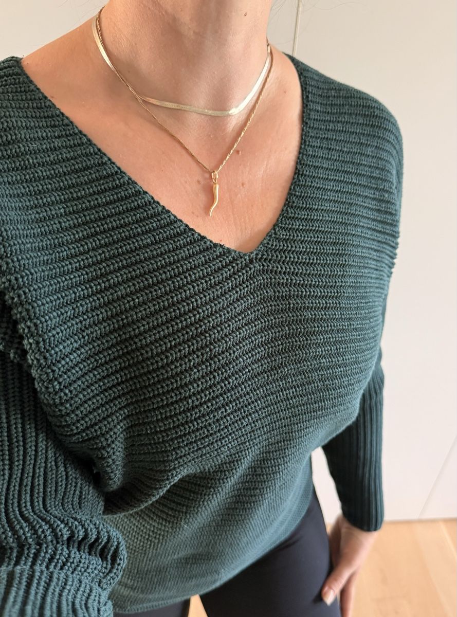 Ralph Lauren Pulls & Sweat-shirts: Ralph Lauren Pullover Dunkelgrün Grösse S Baumwolle  – D'occasion à Staad SG par Chirrari