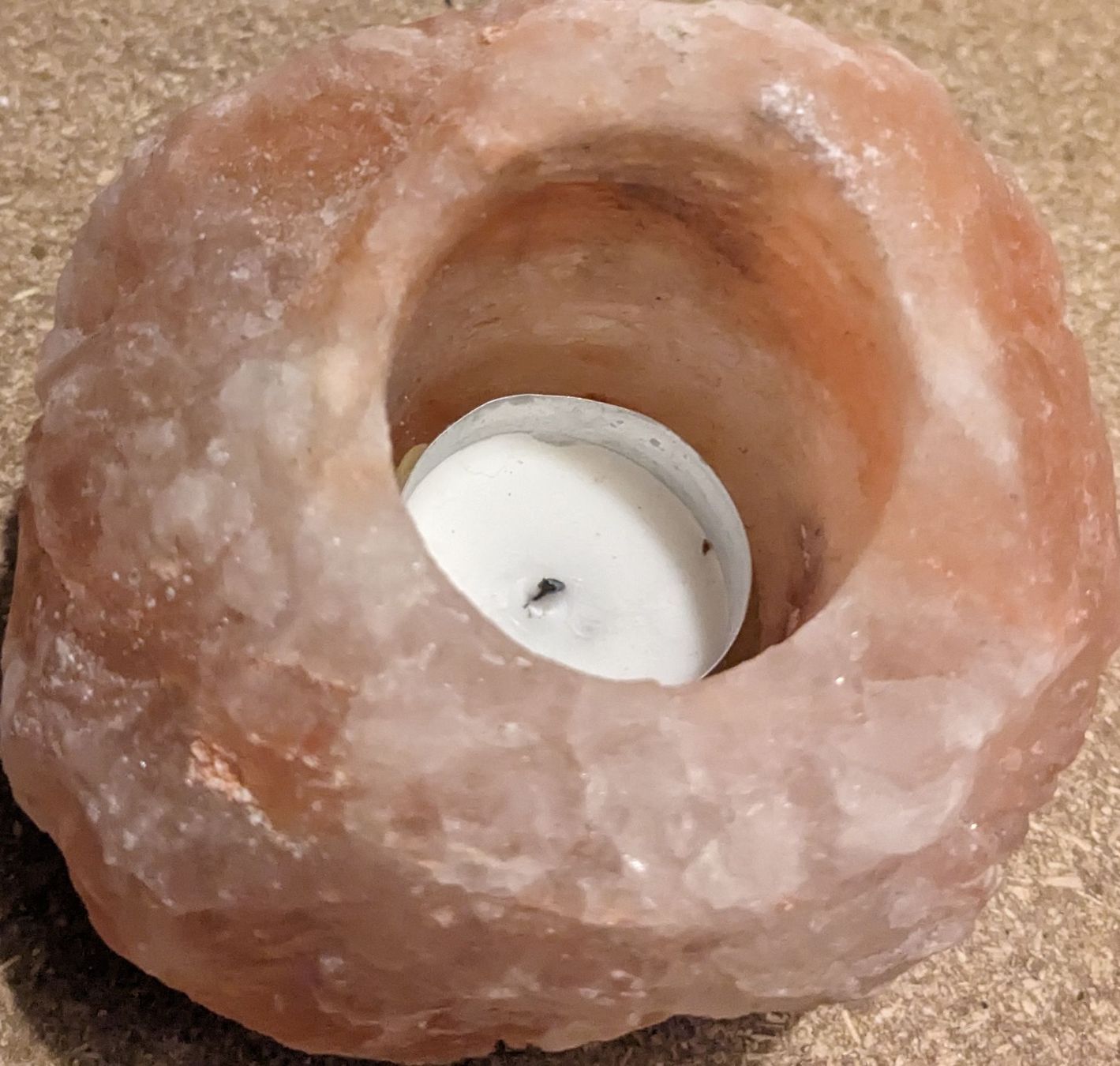 Bougeoirs: Himalayasalz Teelichthalter – D'occasion à Winterthur par SebastianWeiler
