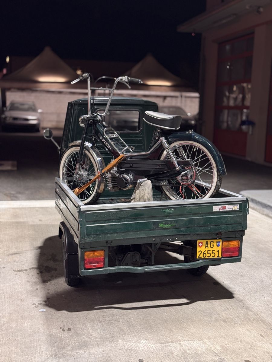A tre ruote: Piaggio Ape 50 – Usato da Schöftland venduto da Fabrinu 2