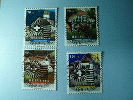 1997 Pro Patria ET Vollstempel B255-258  6441 Rütli