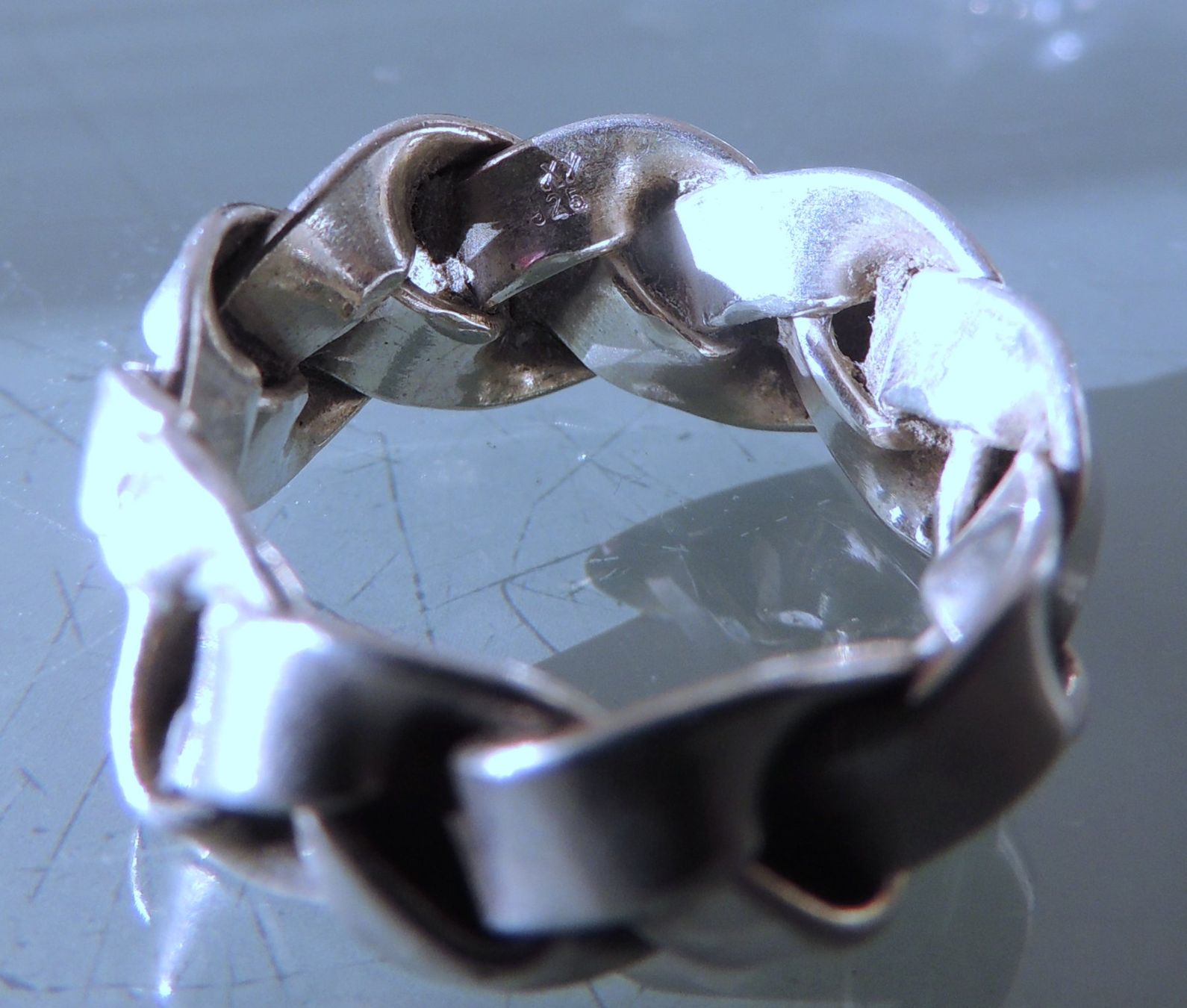 Ringe: Handgefertigter Silber 925 Fingerring Gr. 55 – Gebraucht aus Waldenburg von schaller707 2