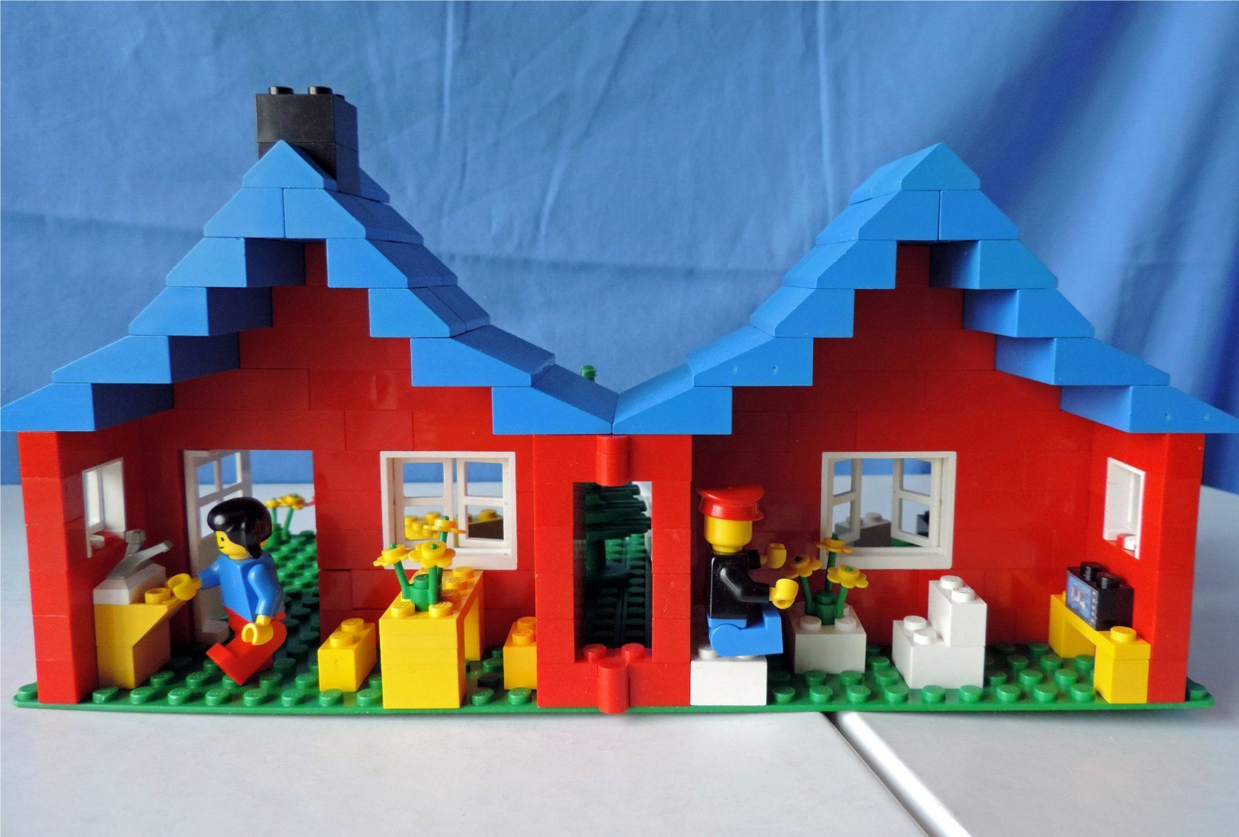 Lego Jouets: Häuschen mit Garten, Set 376 (1978)  mit OBA – D'occasion à Burgdorf par ursla50 2