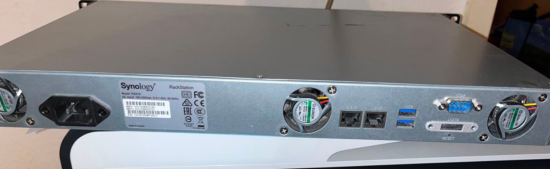 Synology Server: Synology Rackstation NAS RS819 – Usato da Hinteregg venduto da k-zumok 3