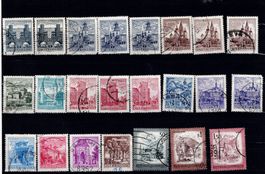 Briefmarken 123x österreich