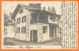CORSIER/GE - Privathaus "La Vague" 1919 - RAR!