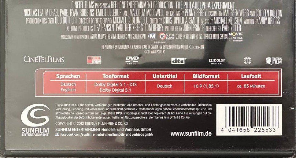 Tutti i DVDs: 3 DVDs: Das Philadelphia Experiment, Countdown, Reactivated – Usato da Beringen venduto da Mantafisch1 4