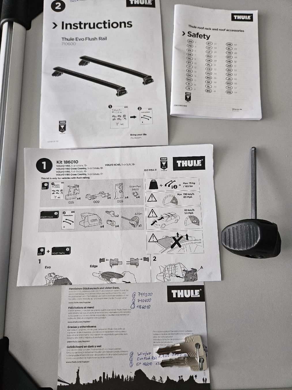 Thule Dachträger: Thule WingBar Evo für Volvo XC40 – Gebraucht aus Grenchen von Fluri1 2