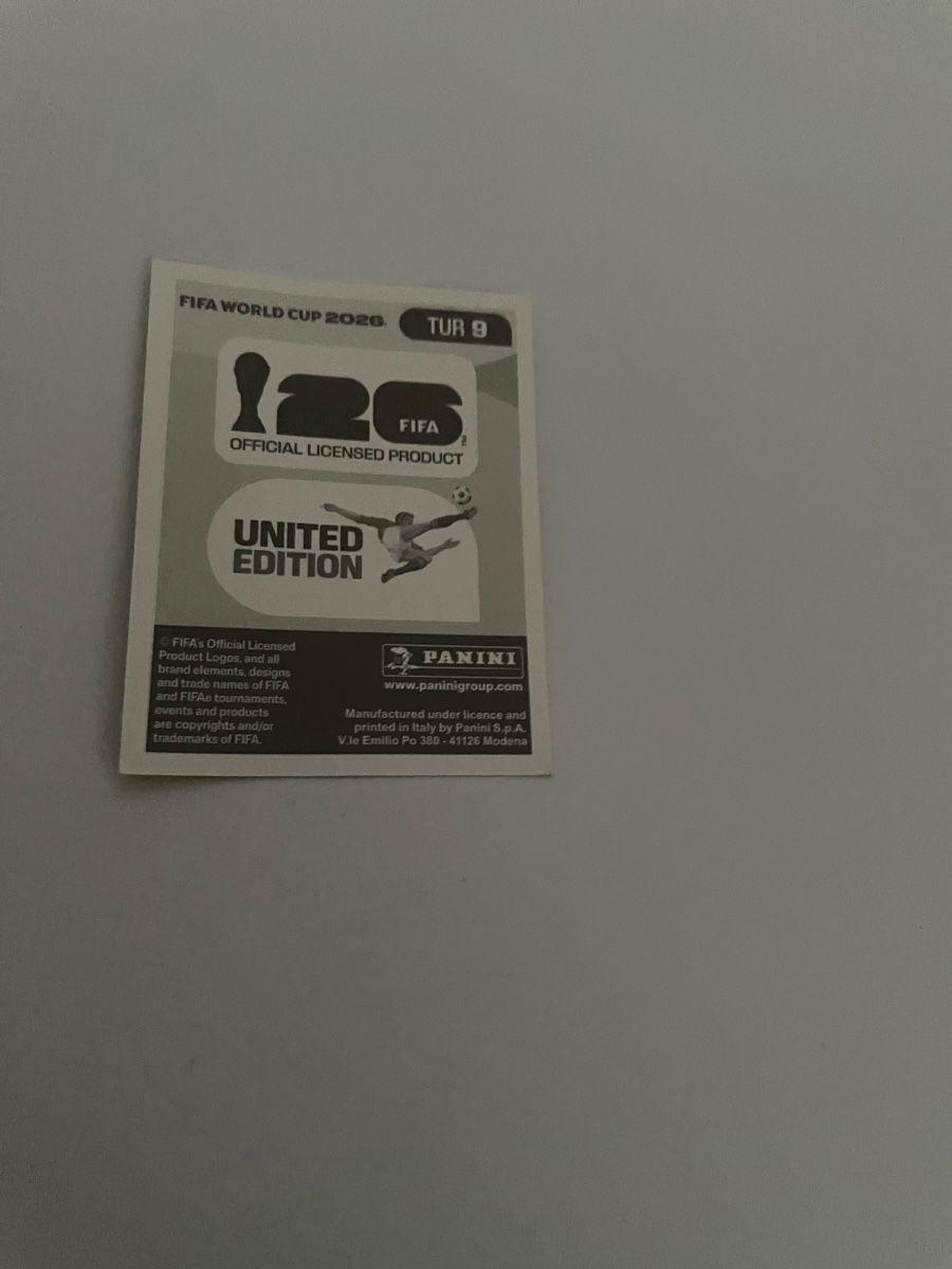 Panini Carte collezionabili: FIFA WM 2026 Kaan Ayhan TUR 9 – Nuovo (secondo la descrizione) da Winterthur venduto da Cobraforce 1