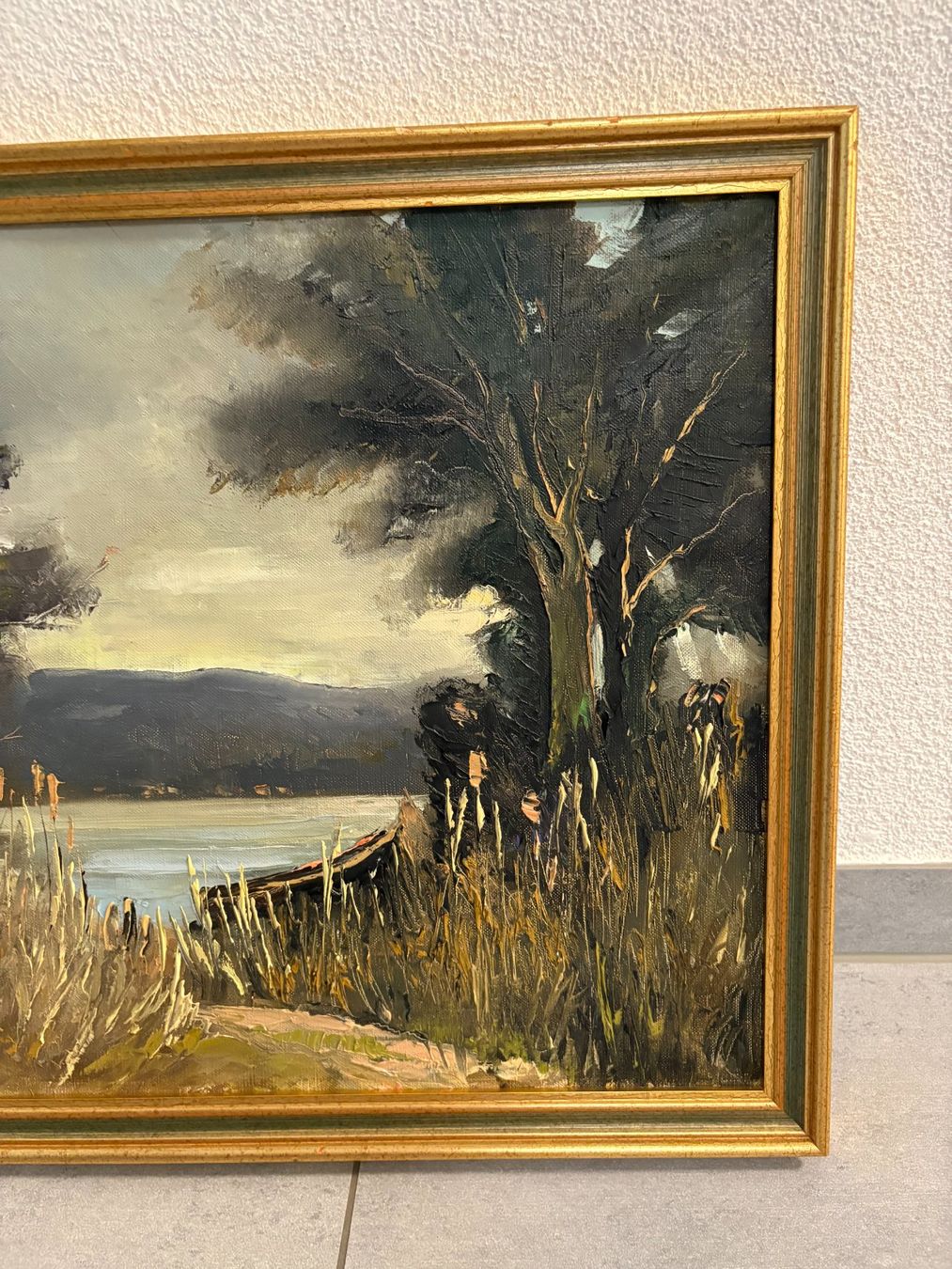 Dipinti: 55cm breitx45cm hoch Öl Gemälde Murten See Boot – Usato da Ottenbach venduto da TimelessEmotions. 5