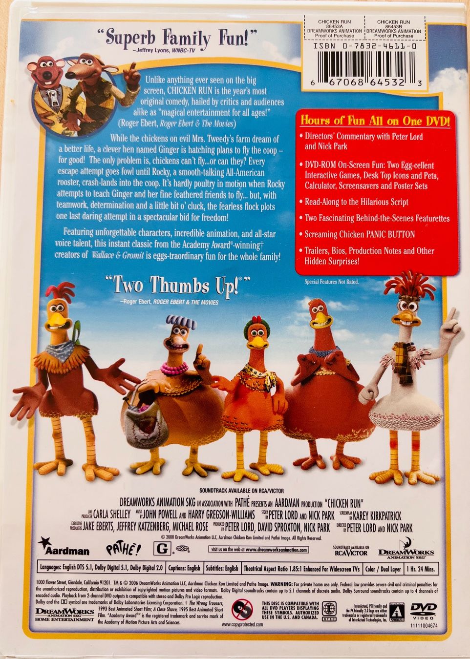 Alle DVDs: Chicken Run – Gebraucht aus Bottmingen von bsp_t6m8 1