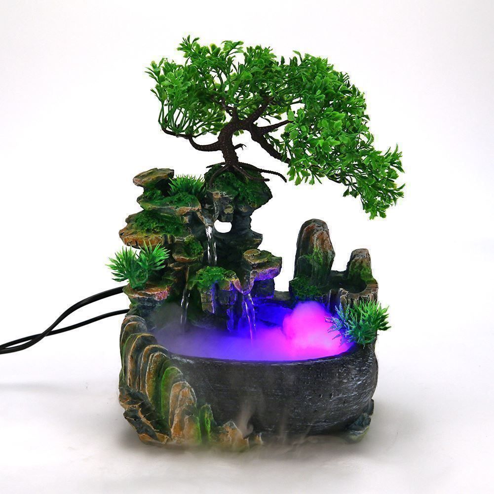 Teiche & Zierbrunnen: Zimmerbrunnen Wasserfall mit Vernebler – Neu (gemäss Beschreibung) aus Thun von Newnewshop 7