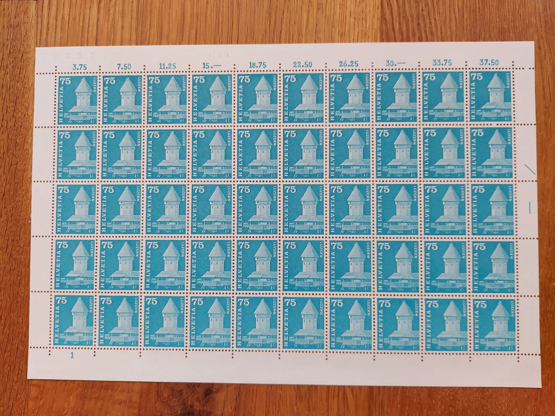 Tutti i francobolli: Postfrisch, gültige Schweizer Frankatur, Briefmarkenbogen – Nuovo e nell'imballaggio originale da Heiden venduto da ber_b77f