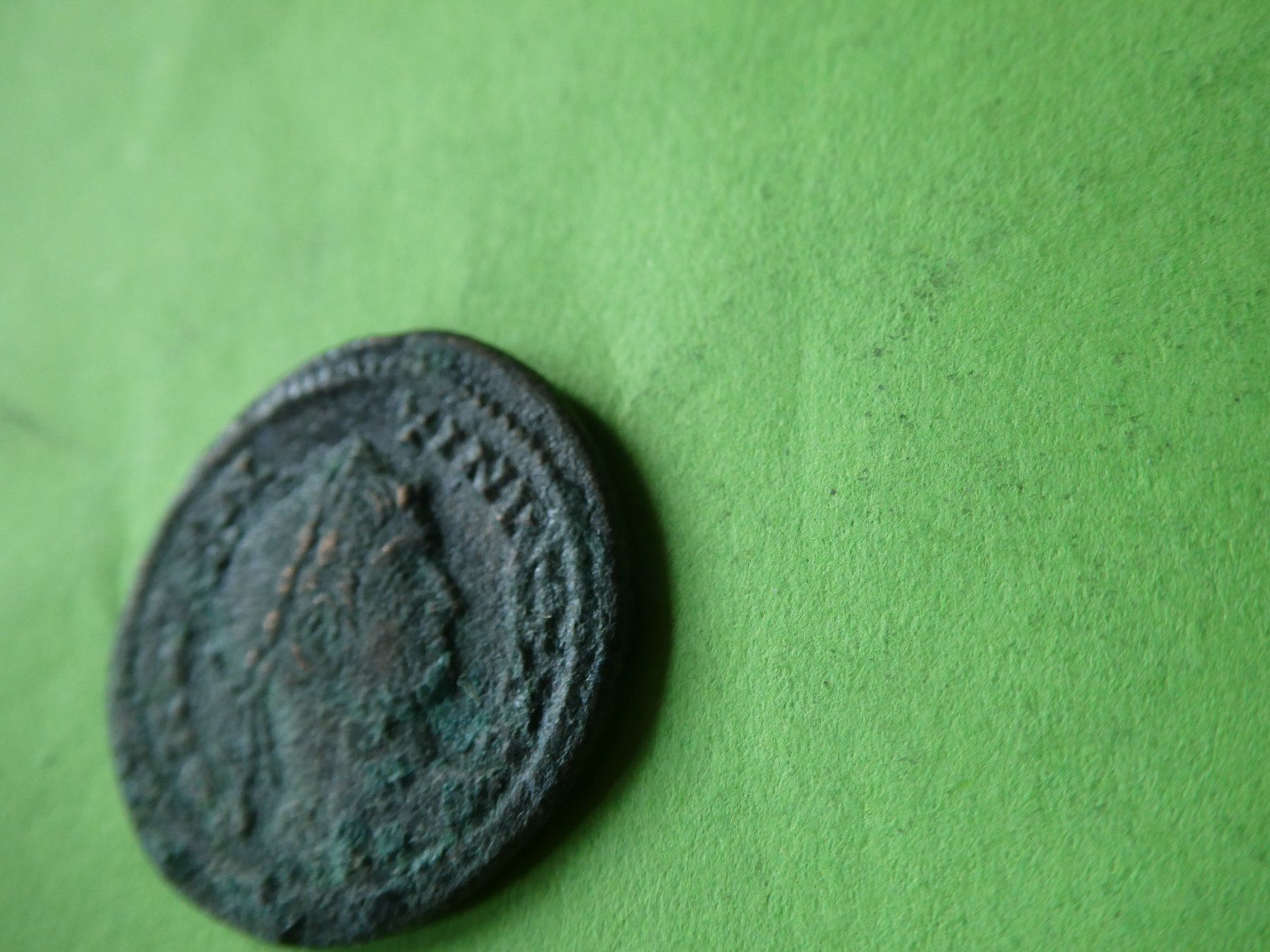Alle Münzen: uralte Bronzemünze  19 mm     3.30 g – Gebraucht aus Hinterforst von Rohusri 1