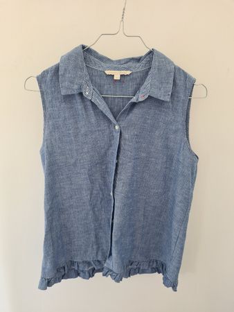 Damenbluse Tom Tailor Denim Grösse XS gestreift blau