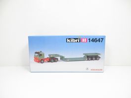 Kibri H0 14647 Mercedes-Benz Zugmaschine mit Tieflader