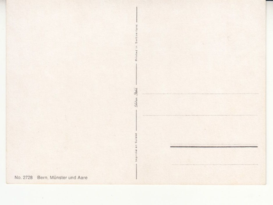 Ansichtskarten: Bern ca. 1970 – Gebraucht aus Bürglen TG von StampGraf 1