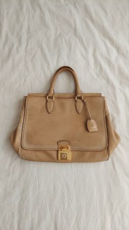 MIU MIU AW2007 top handle beige bag