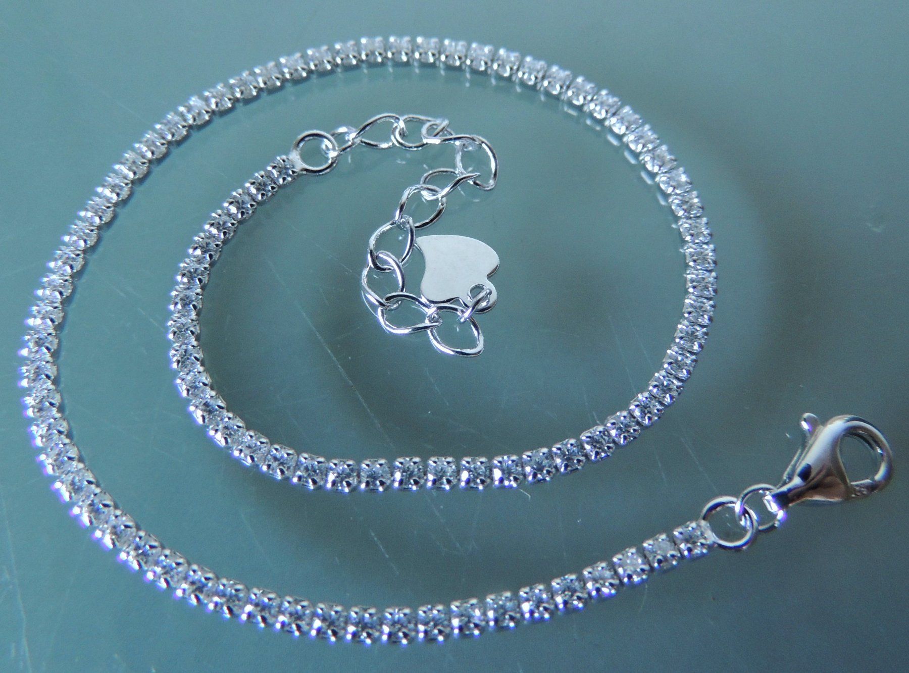 Bracciali & Braccialetti: Silber 925 Armband mit Zirkonia – Nuovo e nell'imballaggio originale da Waldenburg venduto da schaller707 1