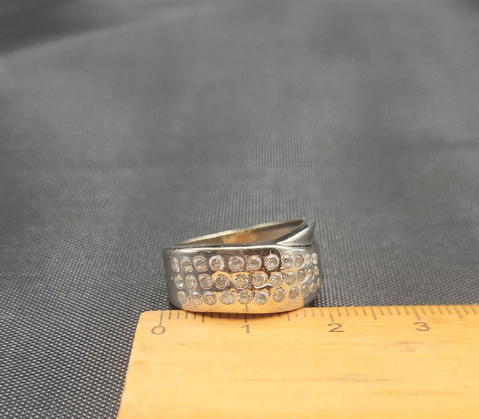 Anelli: Gold 585 Weiss Gold Mit Steine – Usato da Wald ZH venduto da Dasilver 2