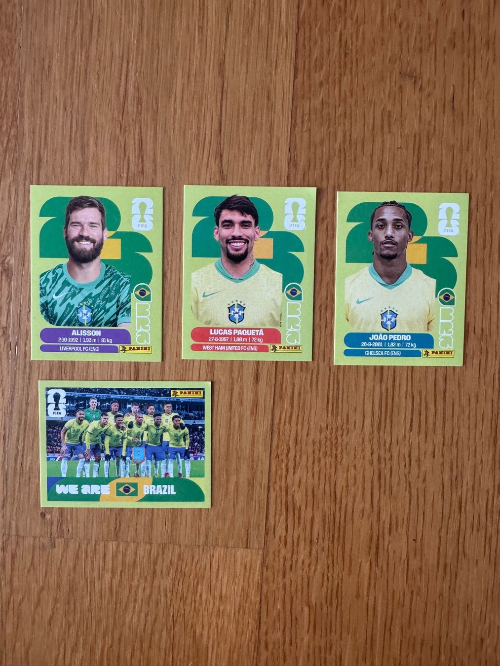 Panini Sammelbilder & Trading cards: Panini Sticker BRA – Gebraucht aus Hausen AG von FURR