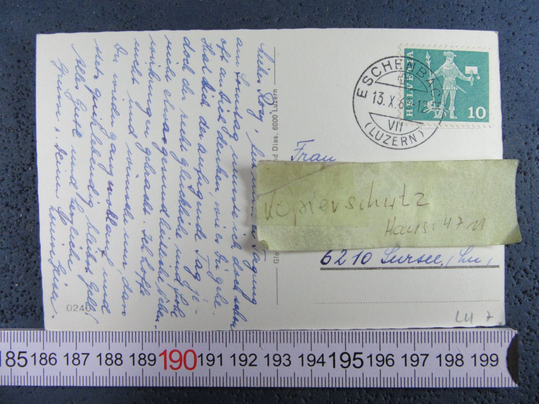Cartes postales: ESCHENBACH LU AK 1965 – D'occasion à Ettingen par Hausi4711 1