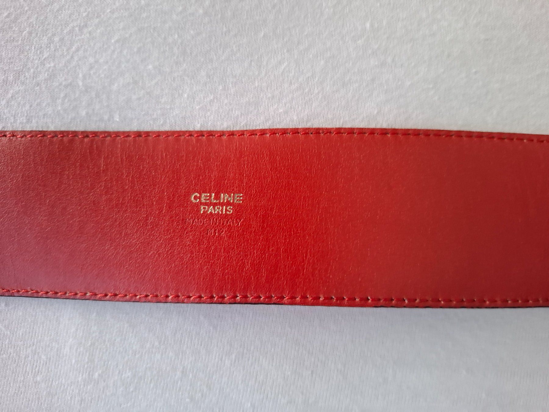 Cinture: Celine Gürtel rot – Nuovo (secondo la descrizione) da Weggis venduto da Jhmathis 4