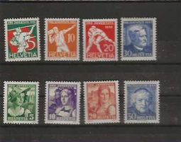 timbre Pro Juventuten1932 - 1933 J61-J68 ** SBK Fr. 30.--