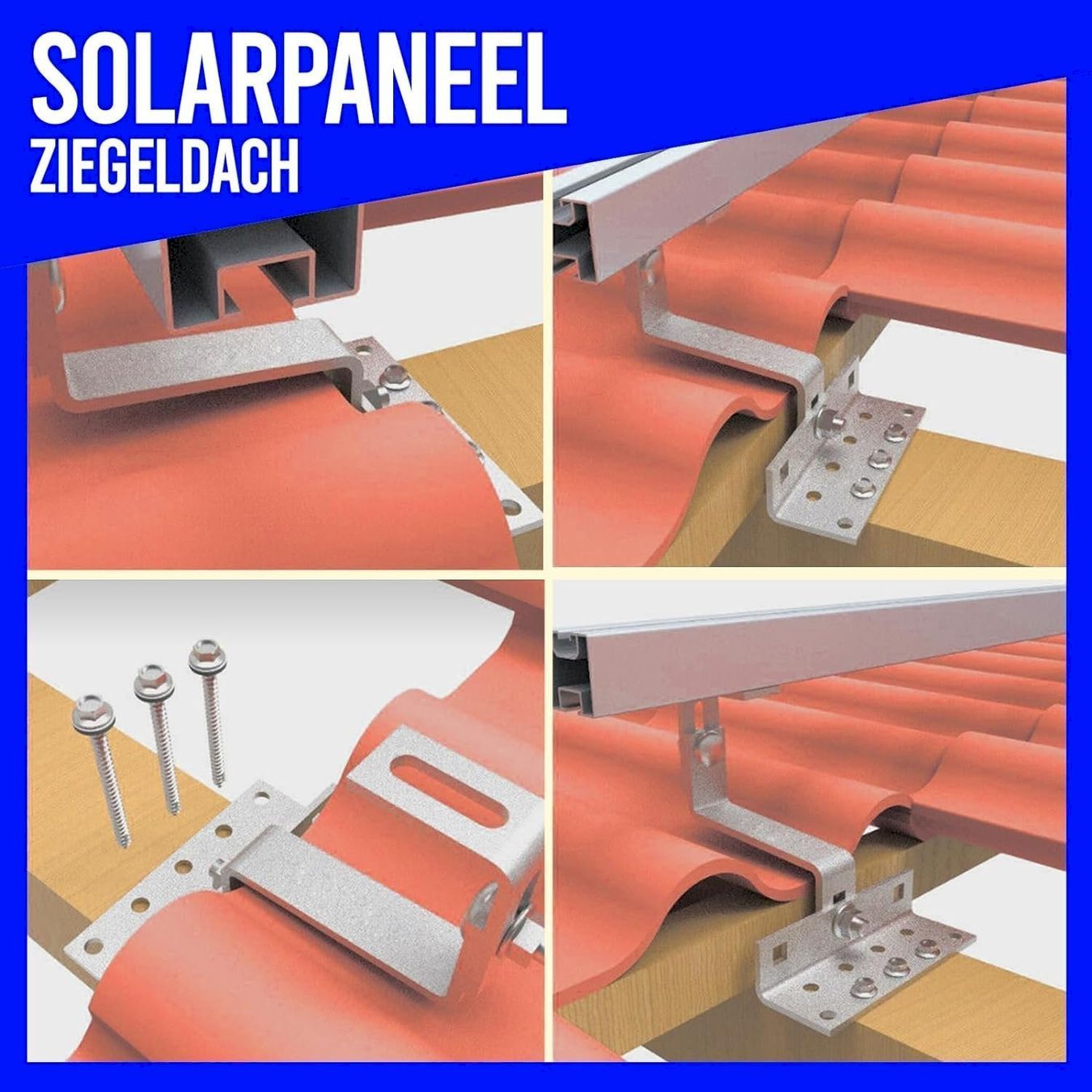 Solargeräte und Solarprodukte: Solarpanel Halterung 2x PV 25-40mm – Neu und originalverpackt aus Bottighofen von zaap 3