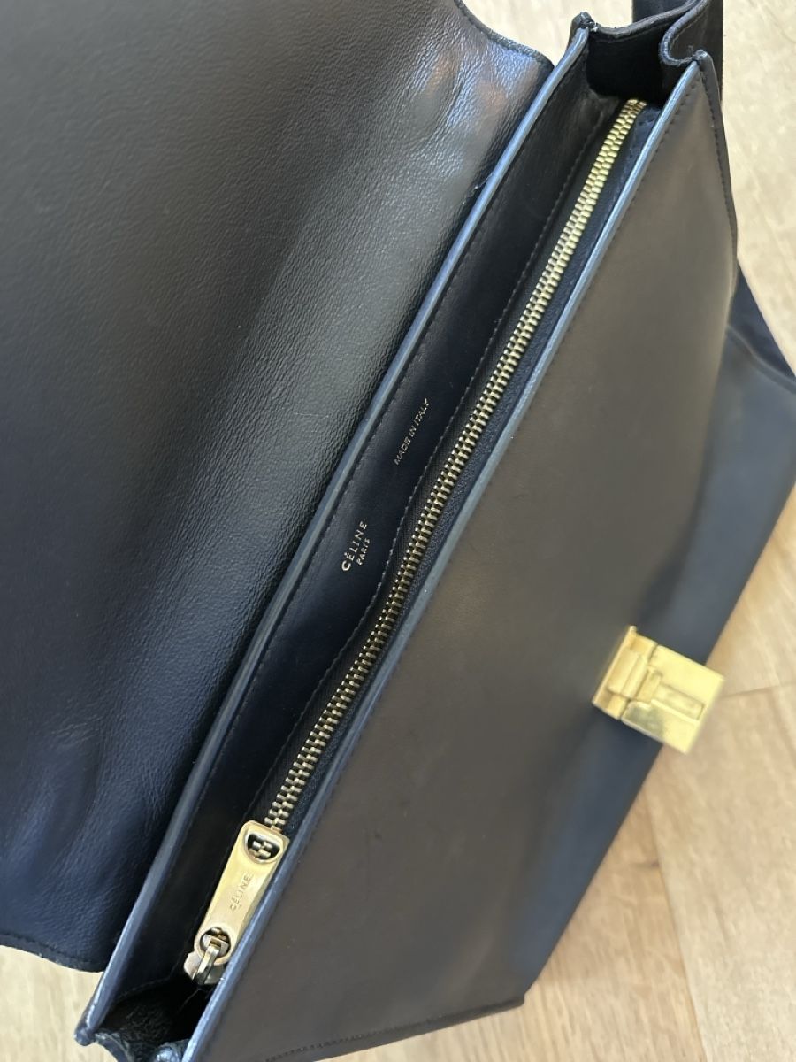 Celine Taschen für Damen: Sac à main Céline Trapèze cuir daim noir  – Gebraucht aus Commugny von rus_my8v 6
