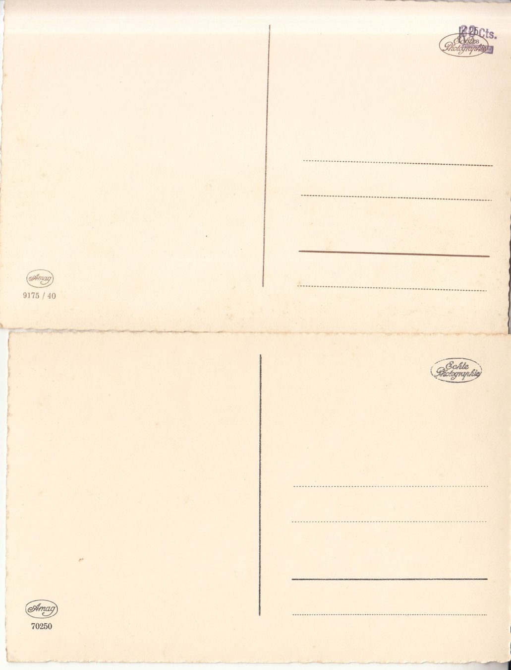 Cartoline postali: Pferde 2 Karten ca. 1950 – Usato da Bürglen TG venduto da StampGraf 1
