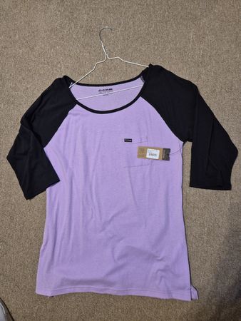 Dakine 3/4 Arm Shirt, Lila/Schwarz, Grösse L - Neu!