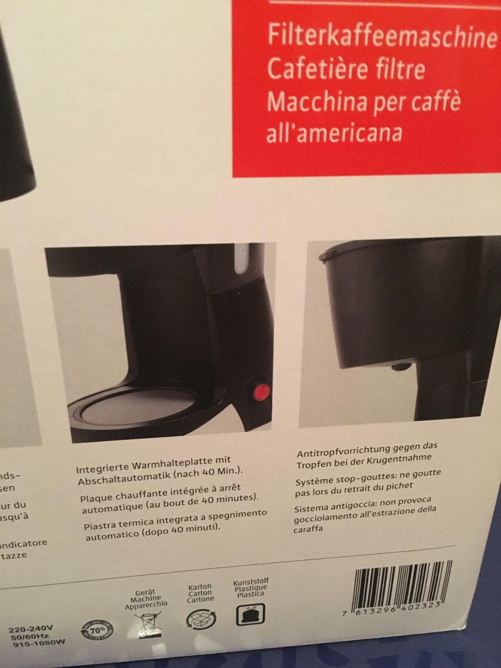 Mio Star Kaffeemaschinen & Espressomaschinen: Mio Star Filterkaffeemaschine Silverline 1000 – Neu und originalverpackt aus Baar von Aatina 2