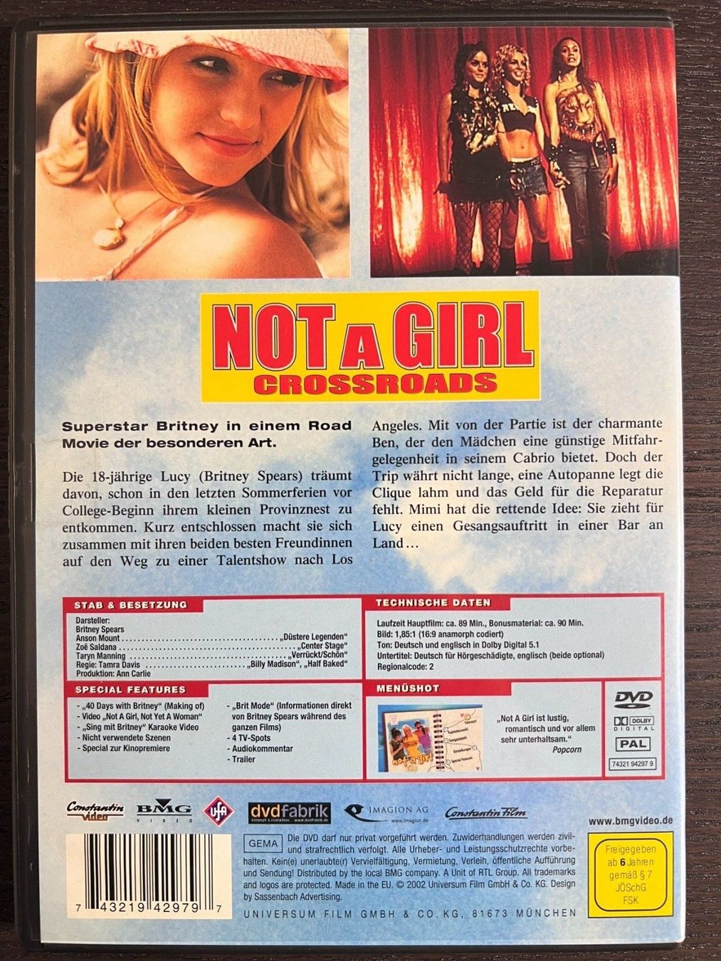 Tutti i DVDs: Not a Girl – Usato da Zürich venduto da FilmFreunde 1