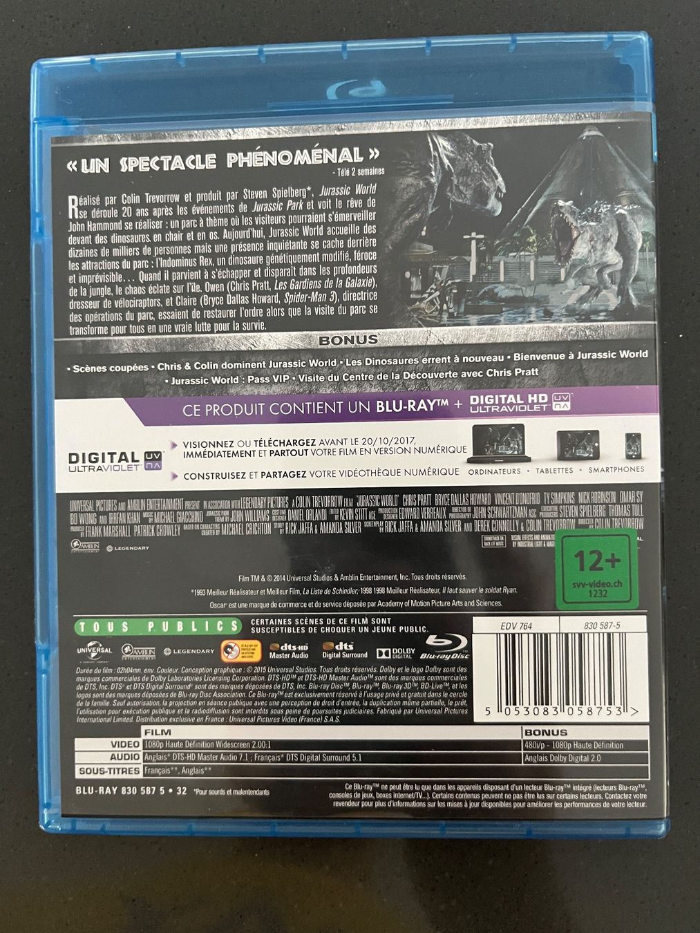 Tutti i DVDs: Jurassic World (2015) Blu-ray – Nuovo (secondo la descrizione) da Sierre venduto da black.box 1