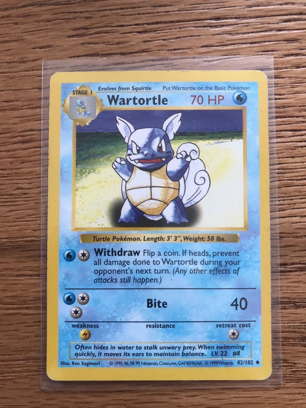Pokémon Sammelbilder & Trading cards: Schillok ShadowlessWartorle Base Set – Gebraucht aus Küssnacht am Rigi von Ebikoner 6