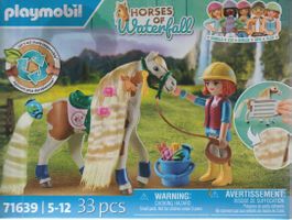 PLAYMOBIL HORSES OF WATERFALL 71639 ELLIE CON CAVALLO CON CR