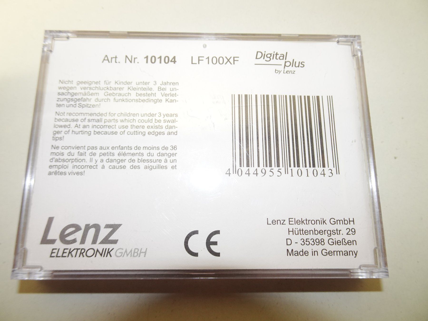 Lenz Modelleisenbahnen: Lenz Decoder Digital LF100XF Art. 10104 – Neu (gemäss Beschreibung) aus Luzern von  4