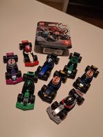 LEGO Mini Formel 1 Rennwagen Set 9 Stück gebraucht