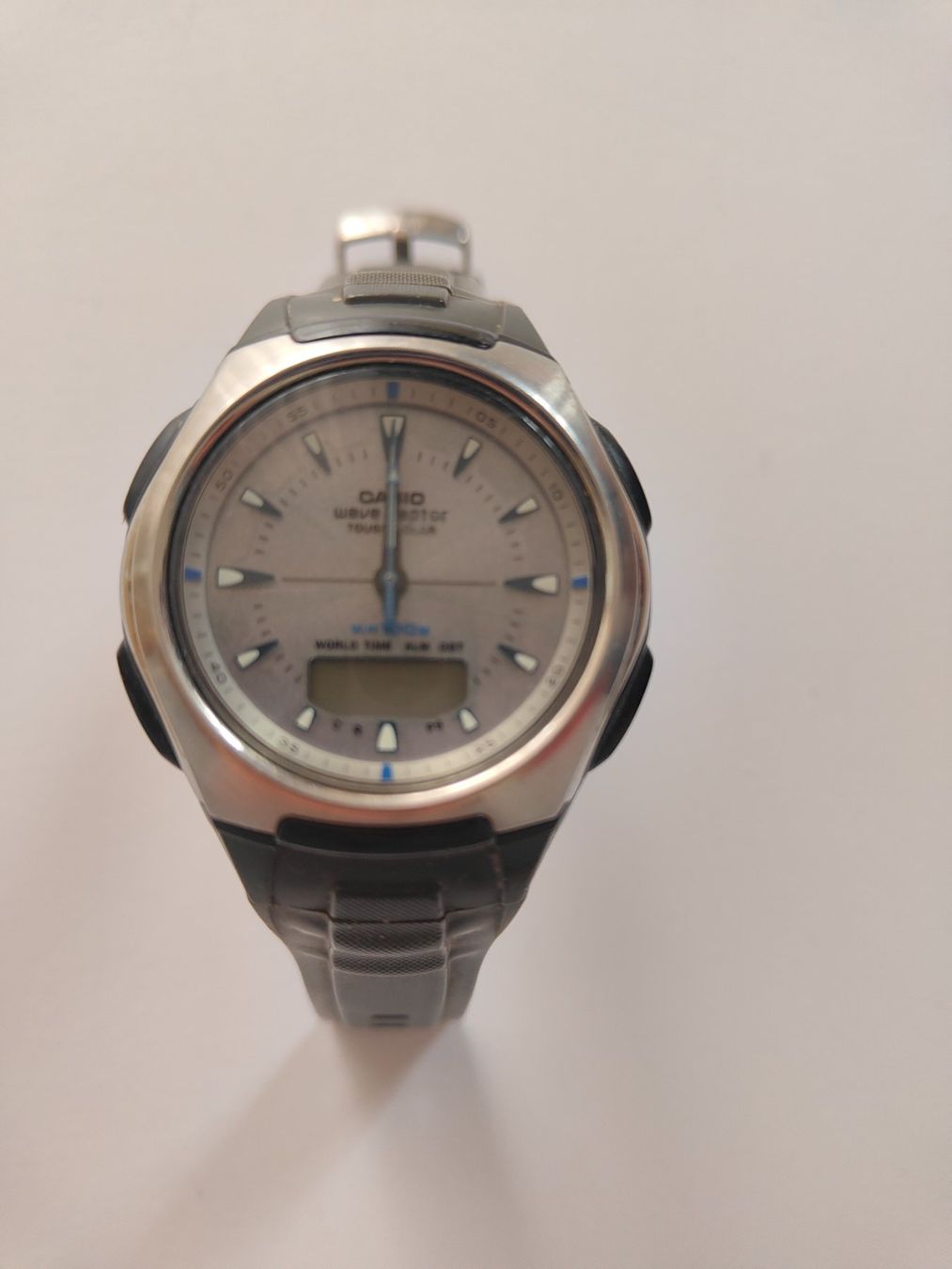 Casio Uhren: Casio Wave Ceptor WVA-430F Herren Uhr Analog/Digital – Gebraucht aus Olten von Mezopotamya 1